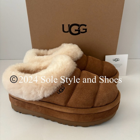UGG Tazzlita Slippers Chestnut 7 NEW in Box - Picture 1 of 12